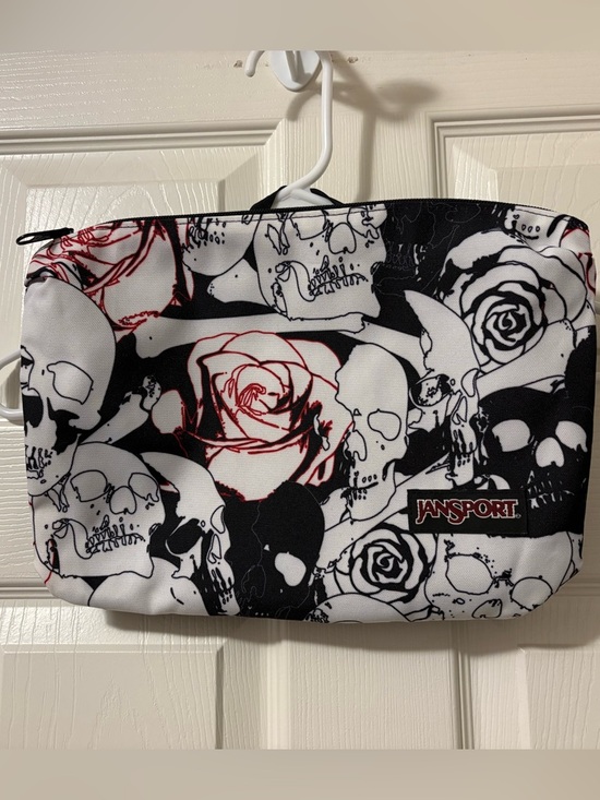 Jansport Handbags - Jansport Skull and Roses Ditty Bag